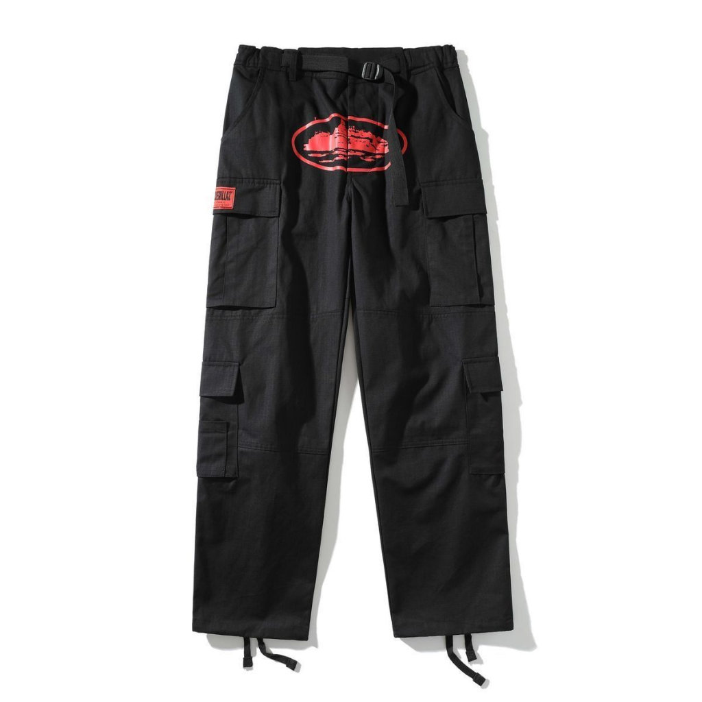Corteiz Pants Devil's Island Pants Men's Multi Pocket Cargo pants ...