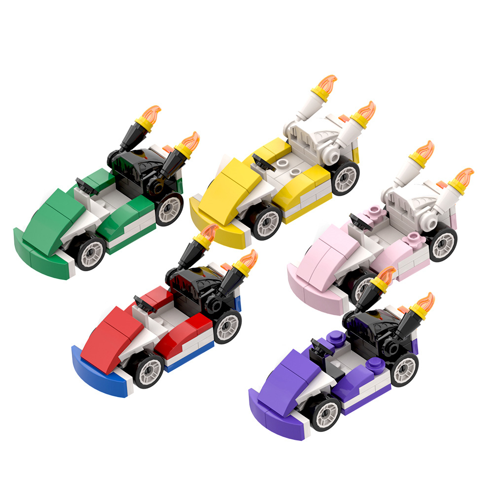 Building Blocks Mario Kart Moc Bricks Toys MOC1218MOC1222 Shopee