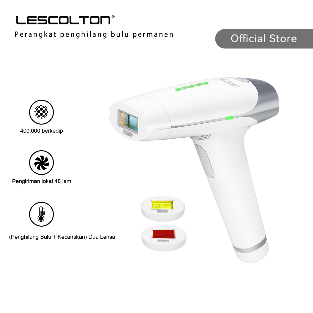 Lescolton Laser Hair Removal Permanent 400000 Pulse light | Shopee ...