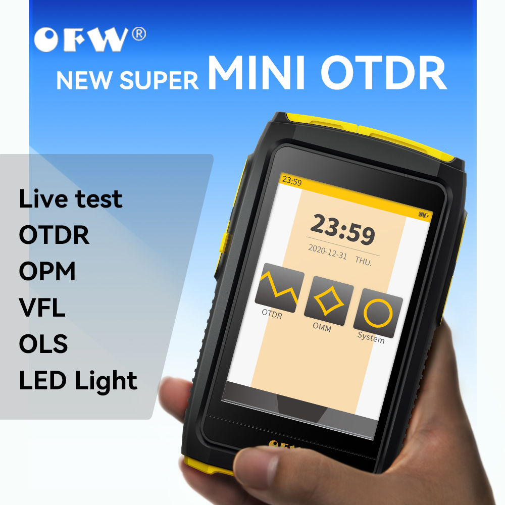 OFW OTDR FWT-100 Active Fiber Live Test 1550nm 20dB 80KM Fiber ...
