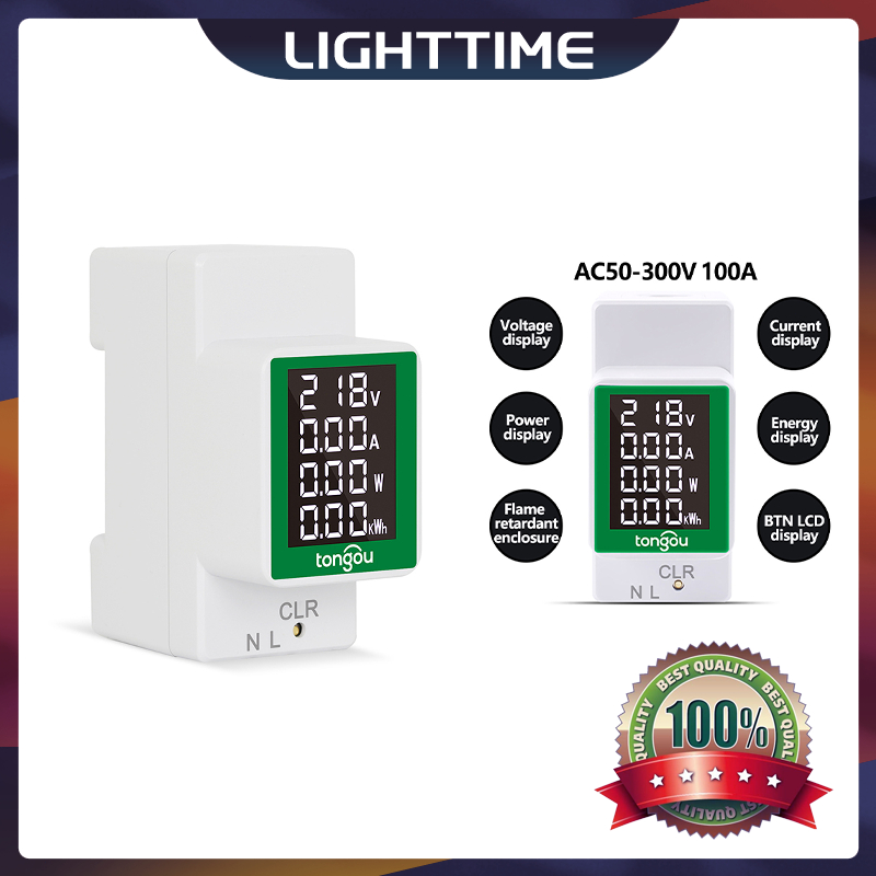 AC50‑300V Voltmetro Amperometro 20A 4400W 0,01