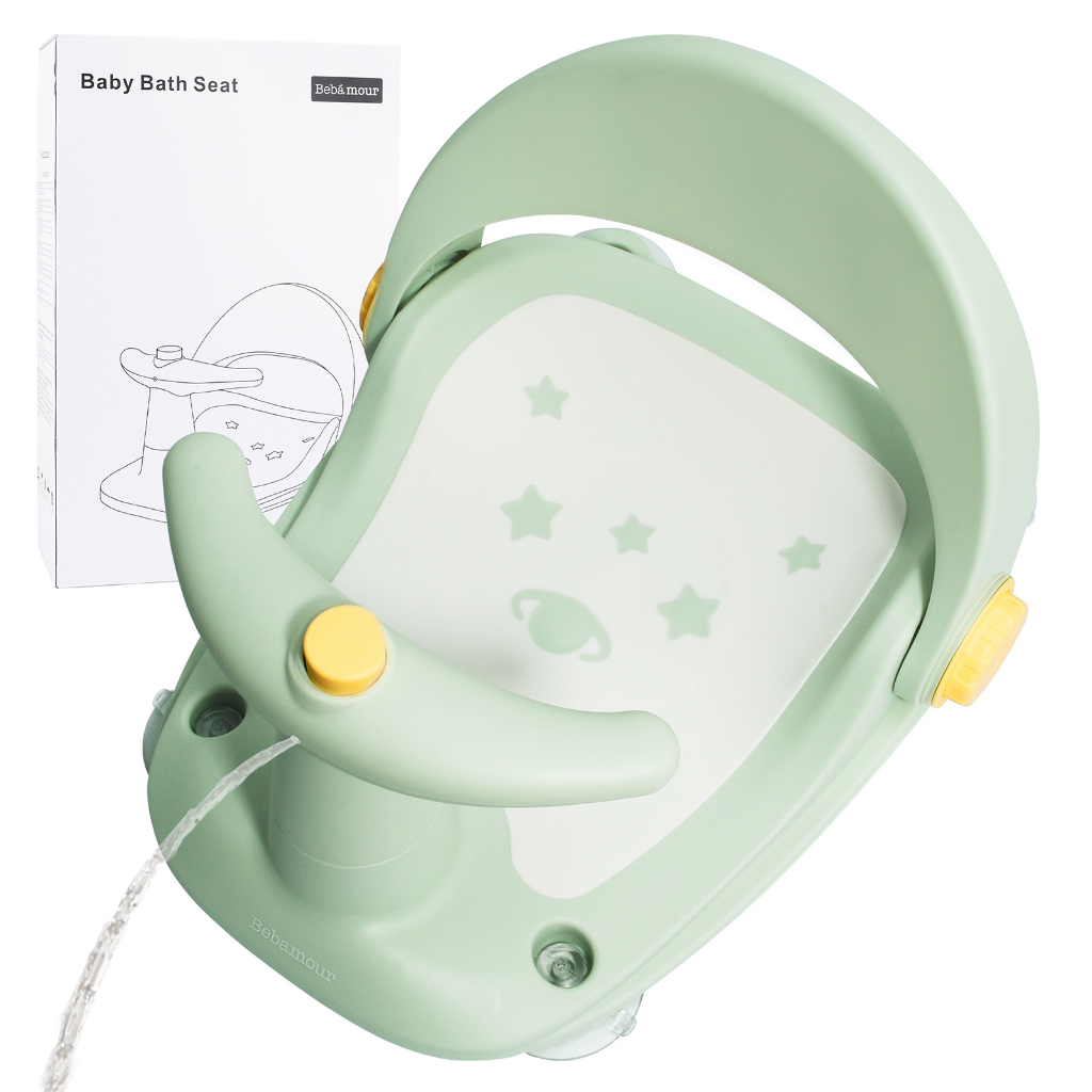Bebamour Baby Bath Seat Portable Toddler Child Bathtub Seat for