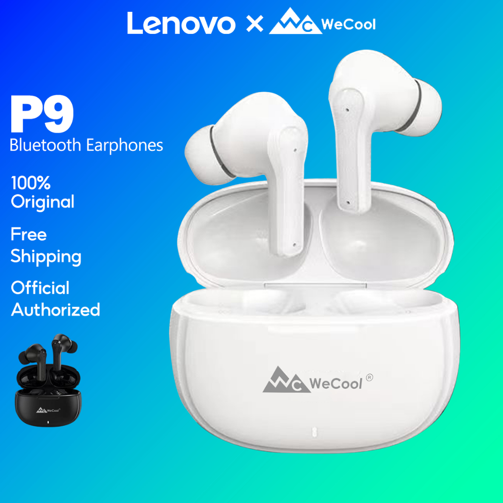 WeCool P9 True Wireless Bluetooth Earphone TWS ENC Noise Reduction with  HD Music and Calls IPX5 Earbuds Handfree headset with mic audio earpieces 