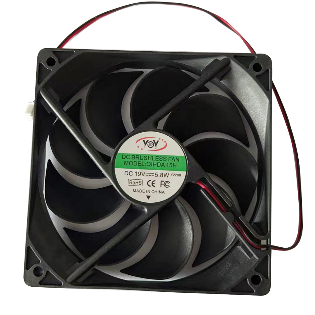 Dc Cooling Fan 19V/3000 Rpm Low Energy Consumption Silent Oil Cooling ...