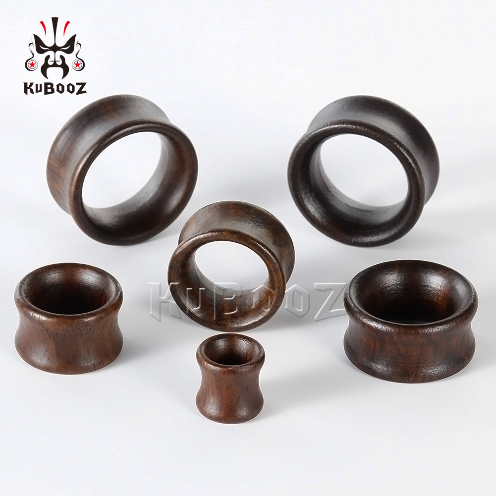 TBOSEN Ohr Plugs & Tunnels Set - Leaf Design, Edelstahl - Dehnbar Von 6mm Bis 25mm - 2er Pack Mit Geschenkbox