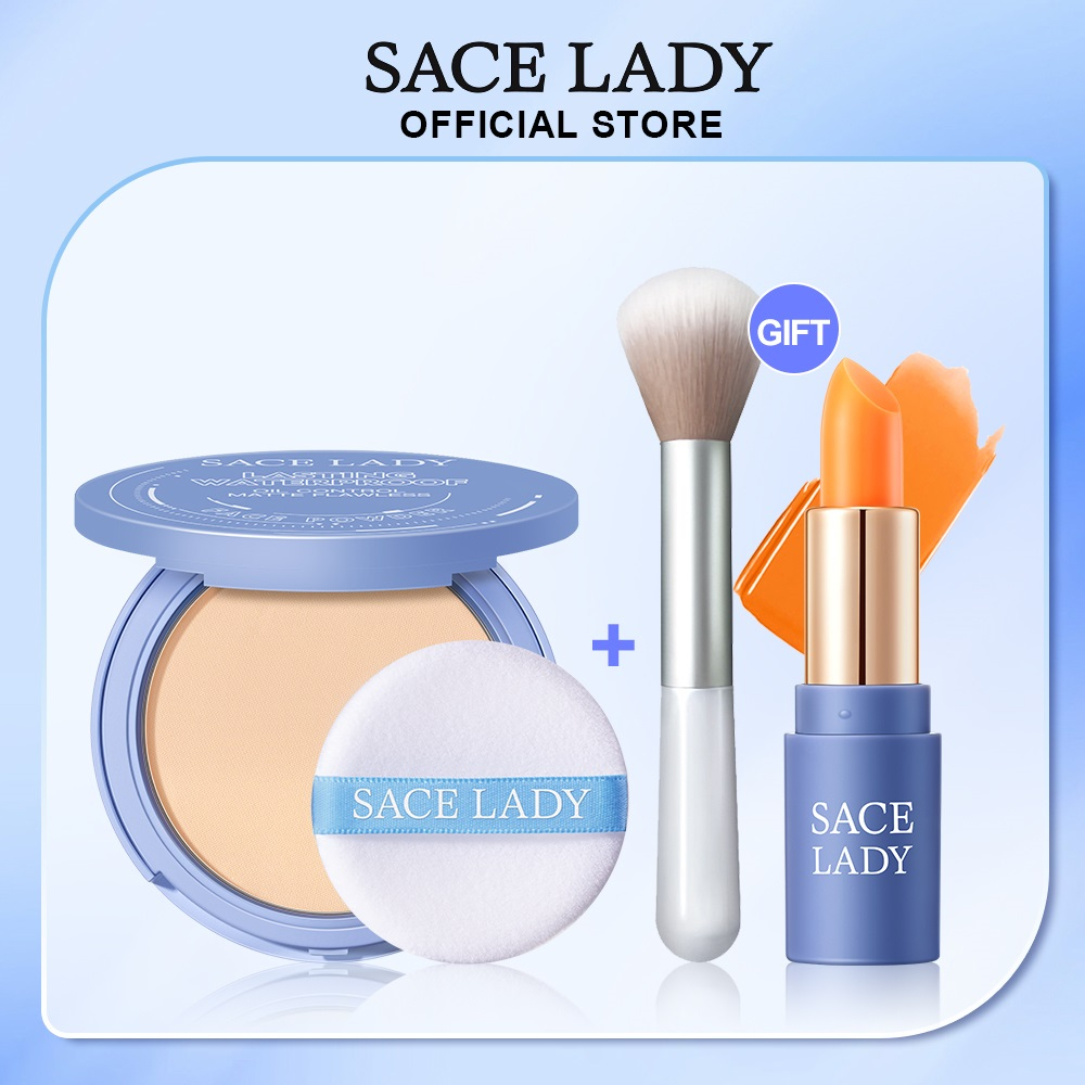 SACE LADY Setting Powder Oil Control Matte Face Powder Waterproof Face ...