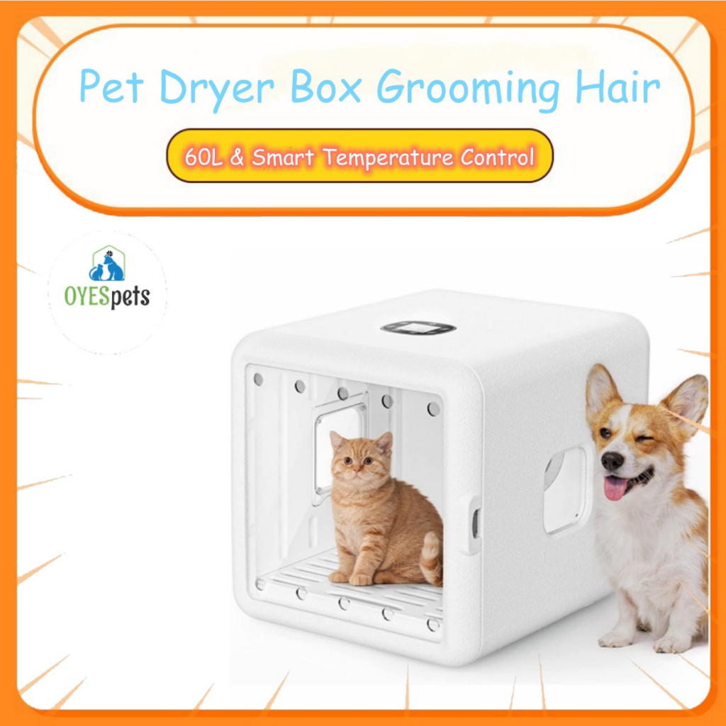 Automatic Pet Dryer Box For Cats And Small Dogs Smart Temperature