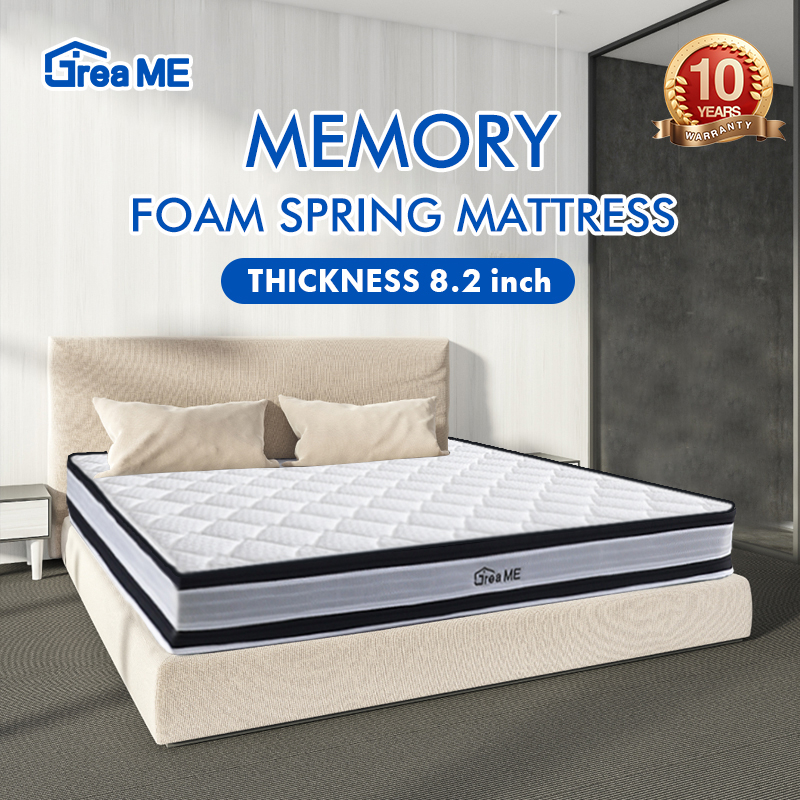 Dreame 8.2inch Memory Foam Spring Mattress spine mattress back care