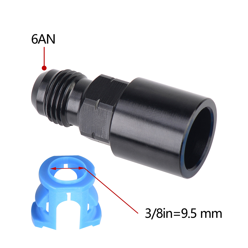 5/16" SAE Quick-Disconnect Push-On EFI Fitting In-Line Adapter – Evolution Of Speed - Foto 13