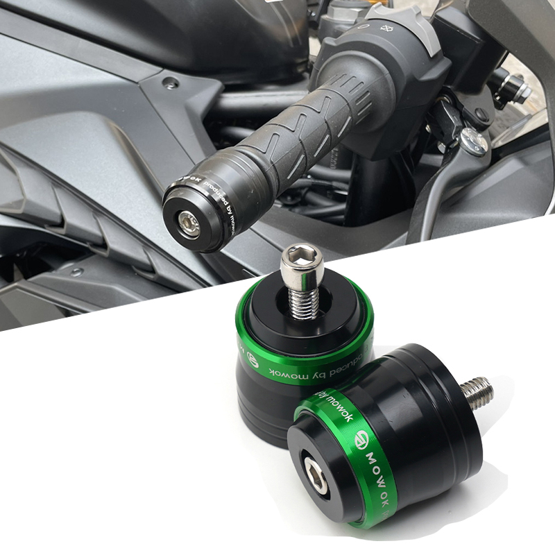 NEW Heavy stainless steel Handle Bar Handlebar Grips Cap End handle ...