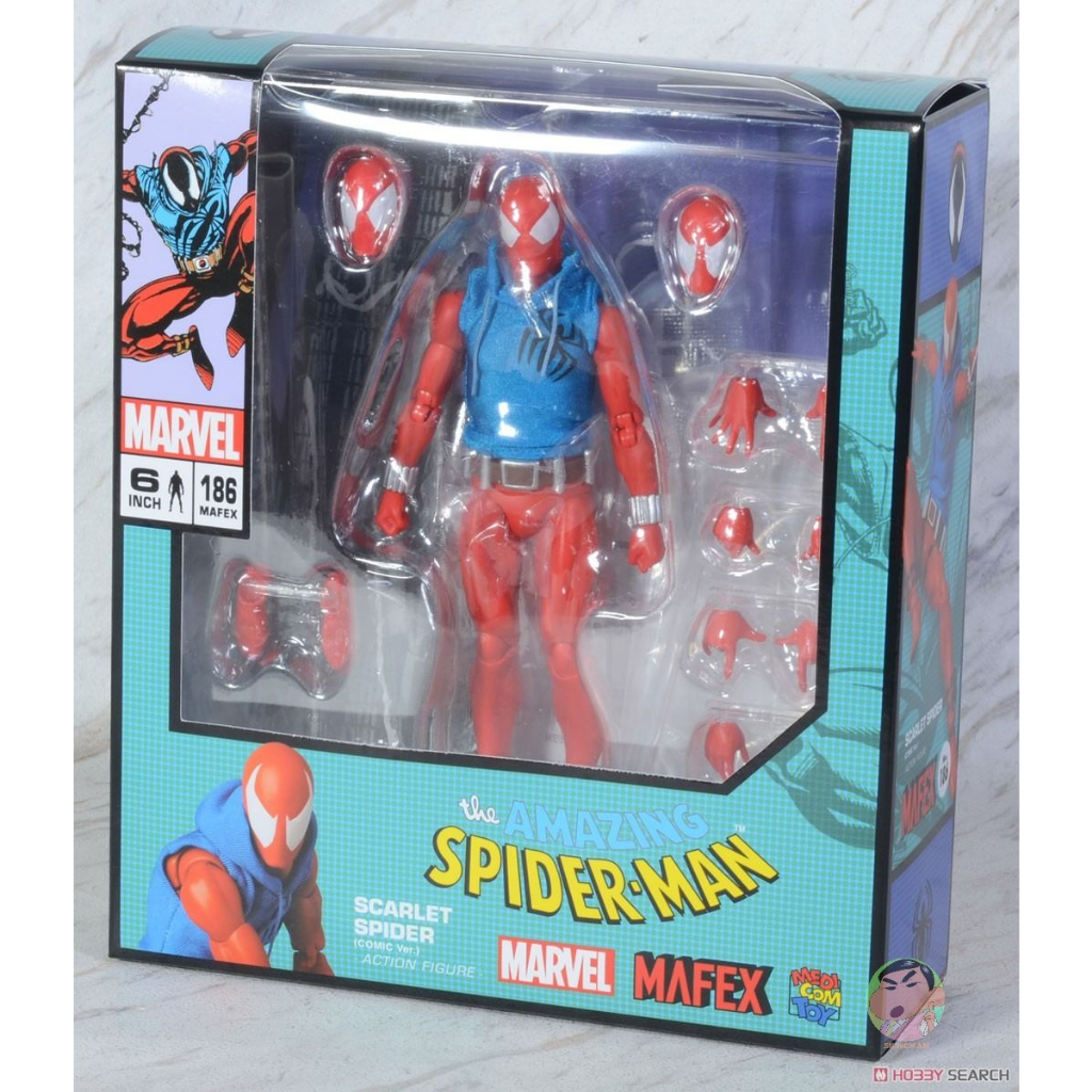 Medicom Toy Mafex No.186 Scarlet Spider (Comic Ver.) Action Figure ...