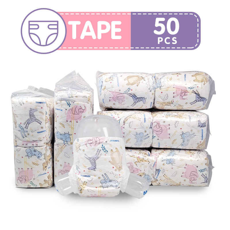 BABY DIAPER 50pcs on sale Magic Tape super tough full core structure