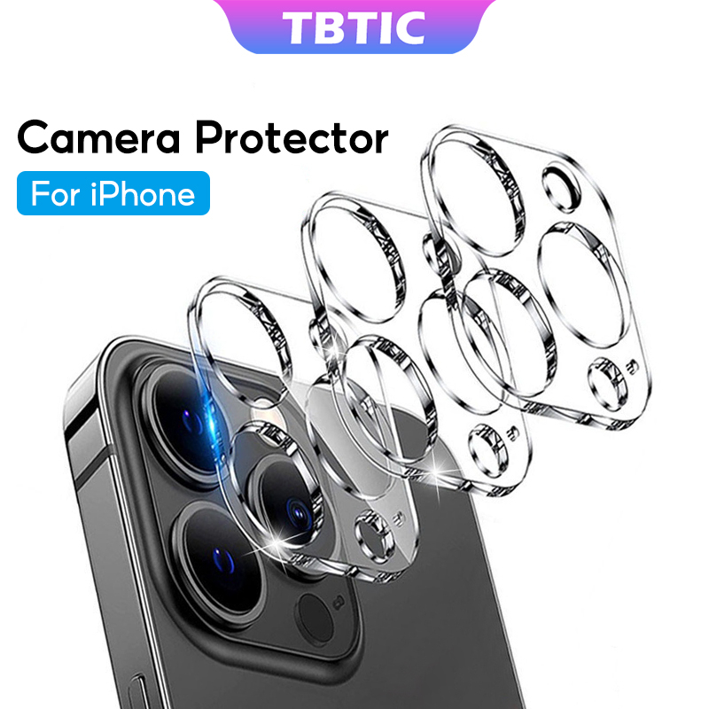 TBTIC For iPhone 14 13 12 11ProMax Mini Camera Lens Screen Protector