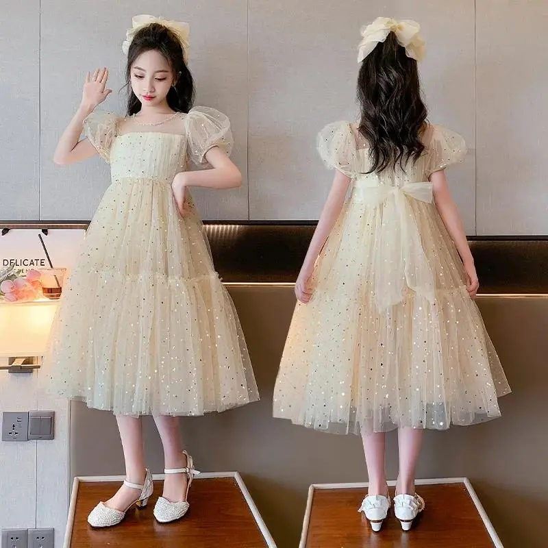 KIDS TUTU DRESS WITH SLEEVE FRILLS 4-10 SEASON OF THE SIREN main image 1