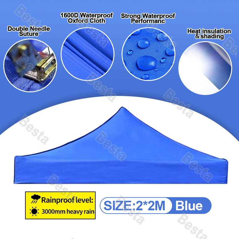 3X3M/2X2M Tent Cover Replacement Camping Outdoor Tent Top Cover