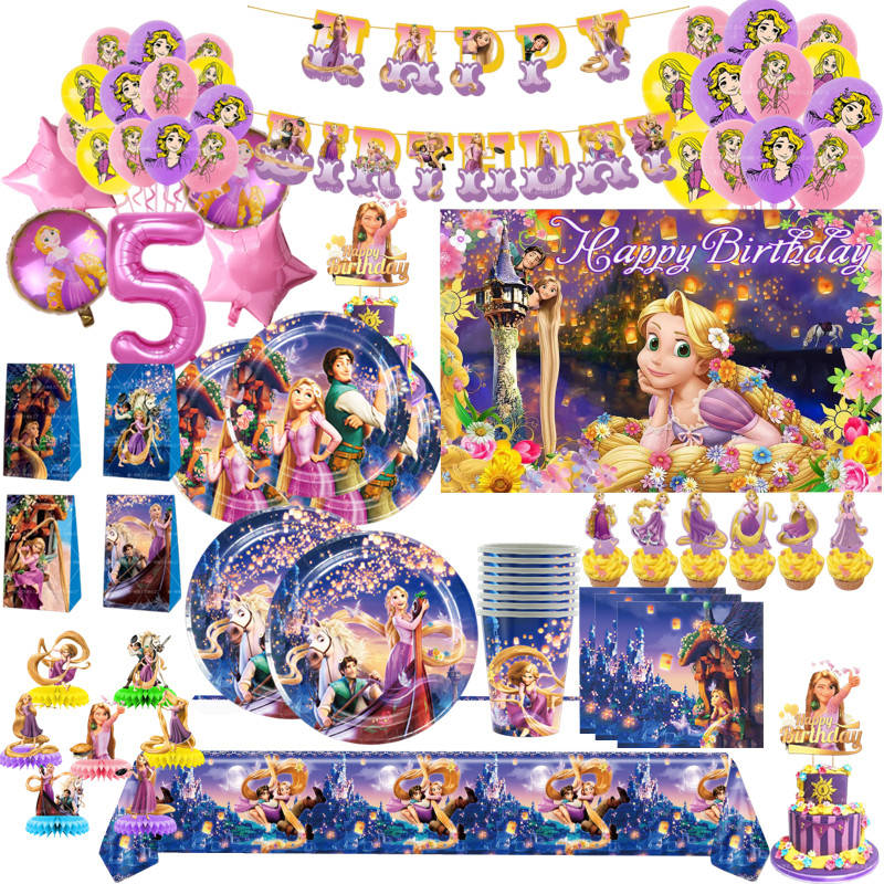 Gorgeous Rapunzel Party You Must See - Made by A Princess