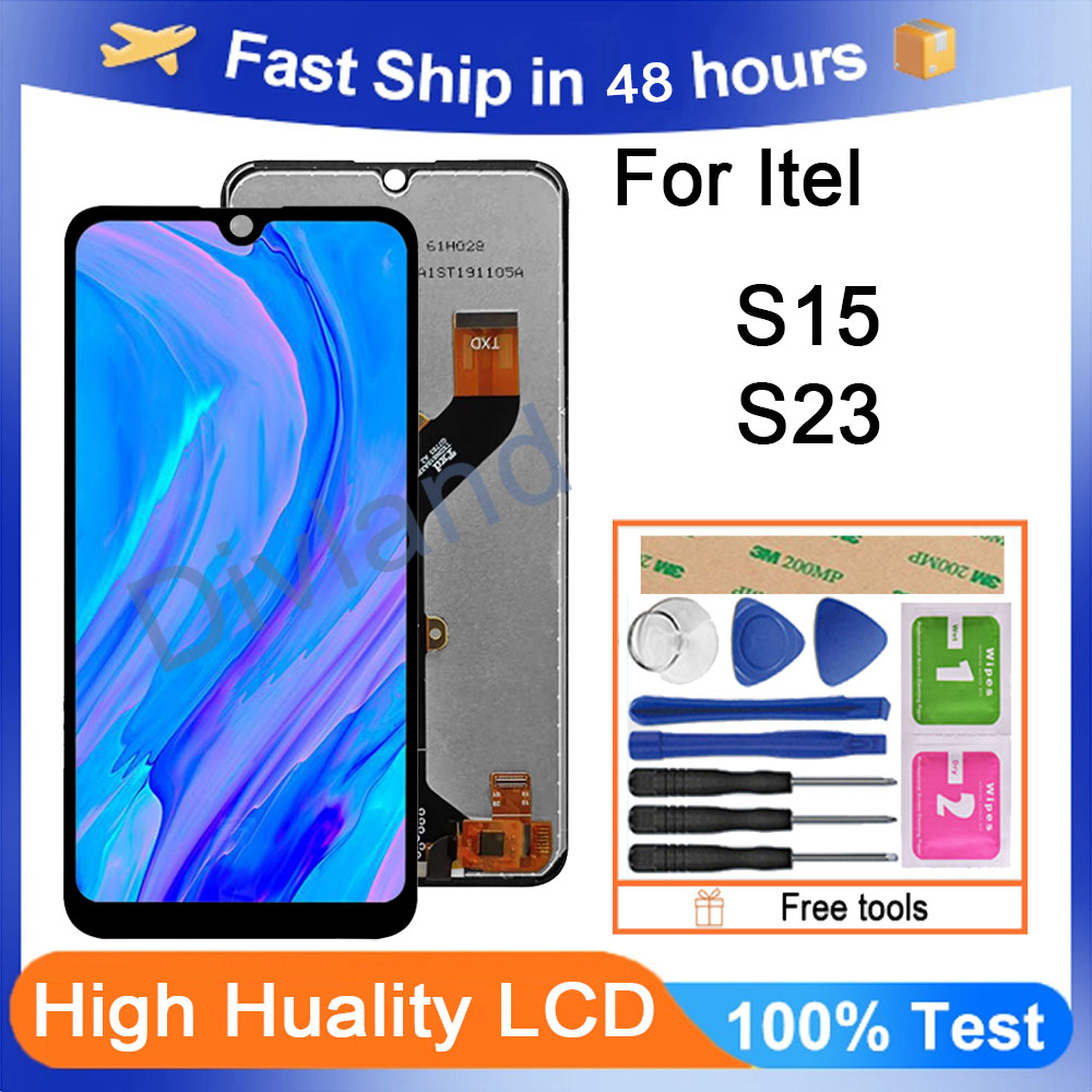 Original LCD Itel S15 S23 Display Touch Screen Digitizer Replacement ...