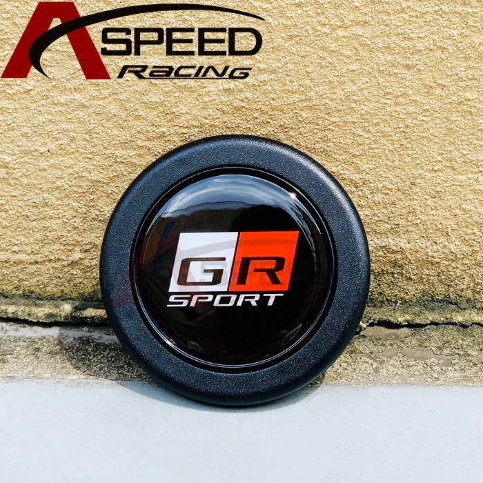 GR Horn Button Universal Modified Car Racing Steering Wheel Horn Switch