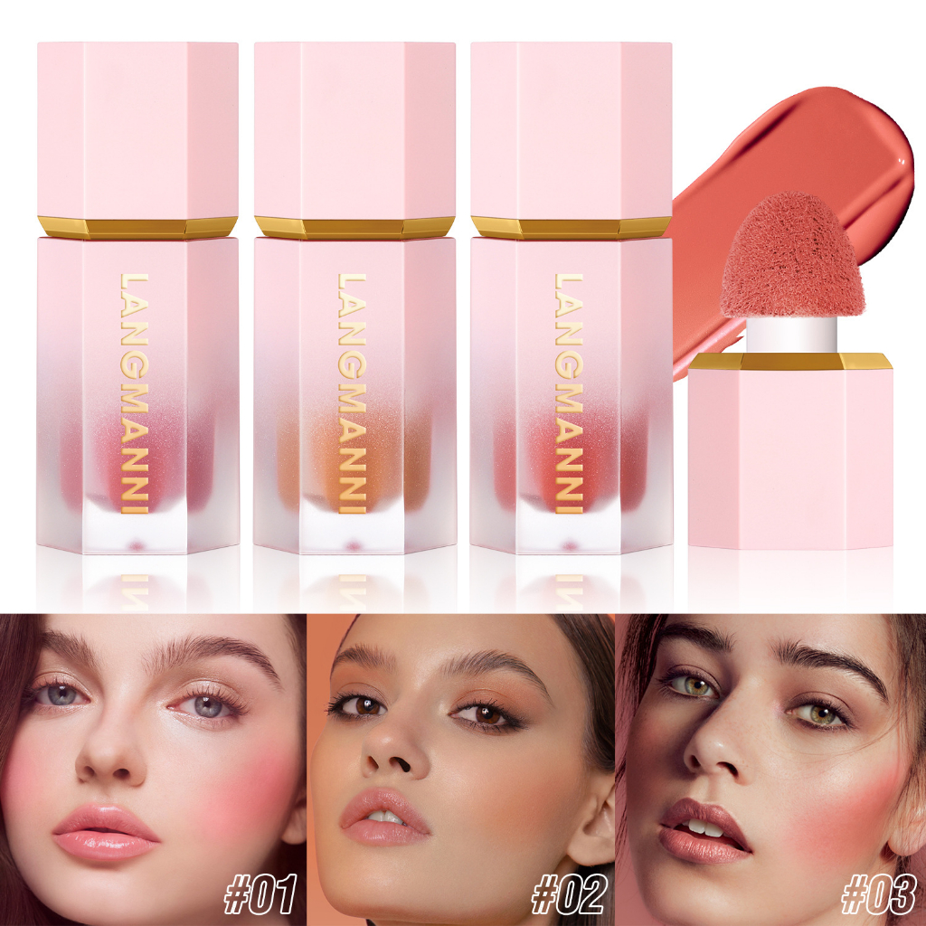 Langmanni Eight-color Blush Liquid Contouring Brightening Chi Long 