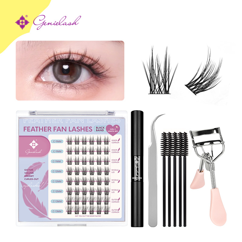 [Novice Blind Selection]Genielash Lash Extension Kit Cluster Lashes with Various Lash Clusters