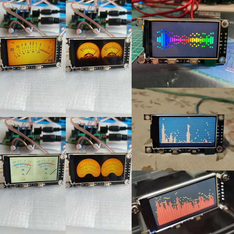 Tube Amplifier Voice Control Analog VU LCD Audio Level Meter Color ...