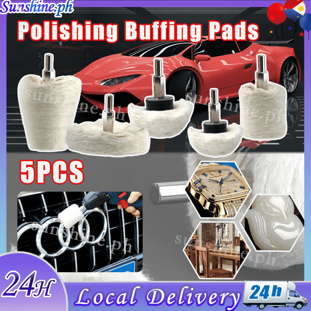 Polishing Buffing Pads Mop Cloth Wheel Buffer Pad Drill Kit for Car