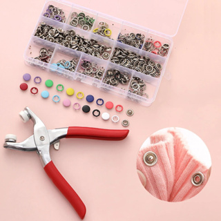 Metal/plastic Snaps Button Buttons With Pressure Pliers Buttons For Clothing  Bags Leather Crafts Sewing Accessories