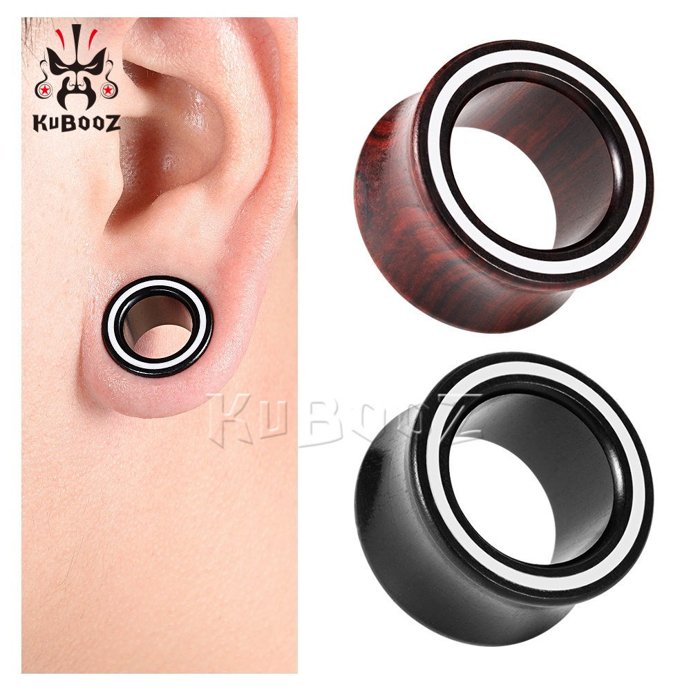 KUBOOZ Artiglio 2 stuks retro punk oorspreiders 6 mm tot 25 mm