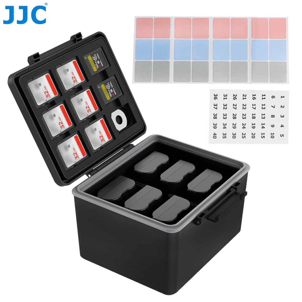 JJC Camera Battery Case Storage Holder for NPFZ100 NPW235 LPE6 LP