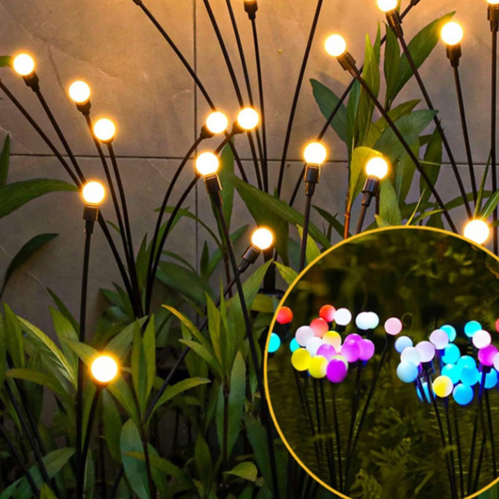 Solar christmas light Romantic Firefly LED Waterproof Light Ball Lawn