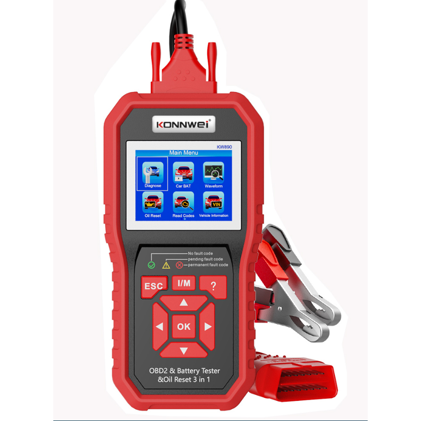 [Authorized Distributor] Konnwei KW890 Oil Reset OBD2 Scanner Car