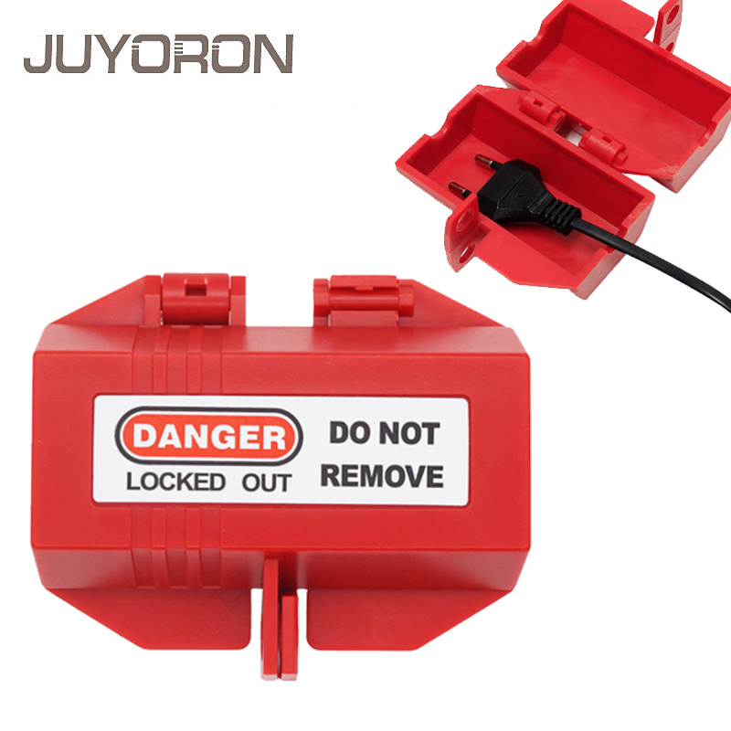 1 Set Power Plug Lockout Tagout with Safety Padlock for 110V Electrical
