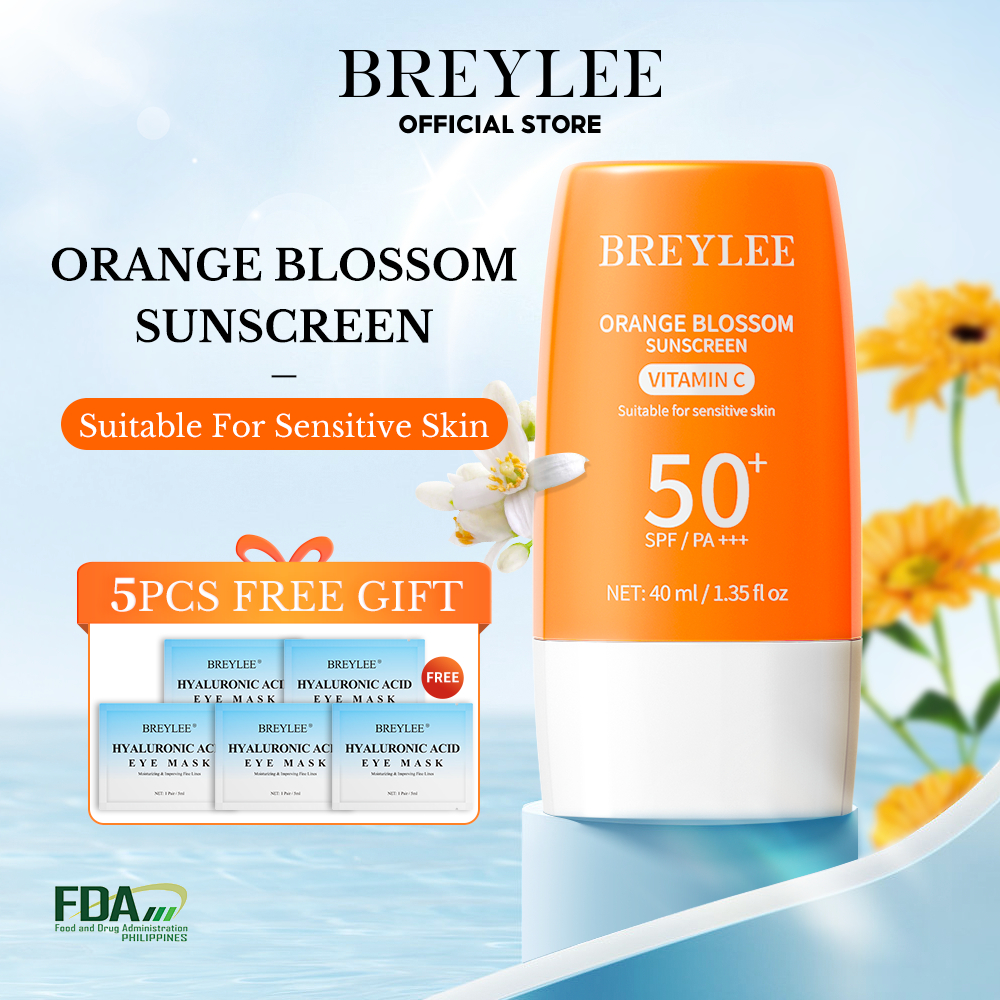 BREYLEE Face Sunscreen Vitamin C Refreshing Sunscreen Orange Blossom