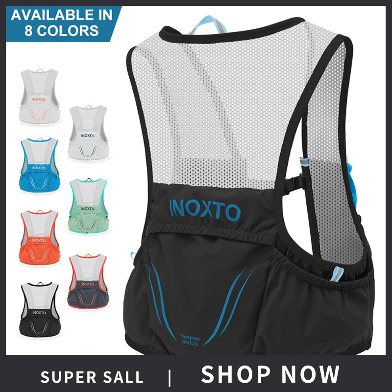 Lightweight Running Backpack Hydration Vest For Bicycle Marathon Hiking