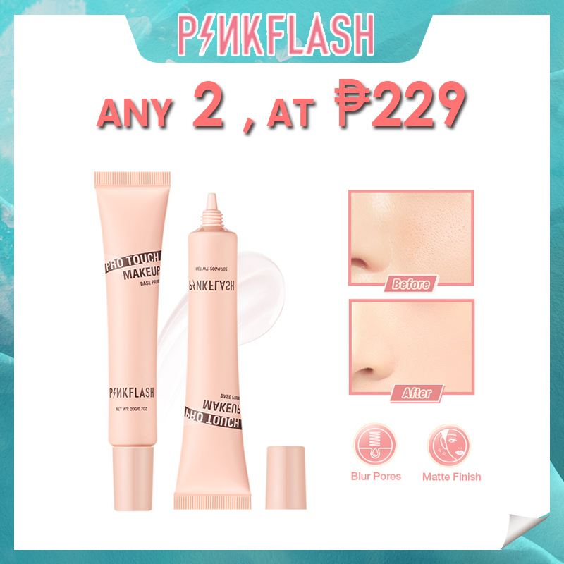 PINKFLASH Matte Poreless Makeup Primer Pore Minimizer Smooth Fine Line