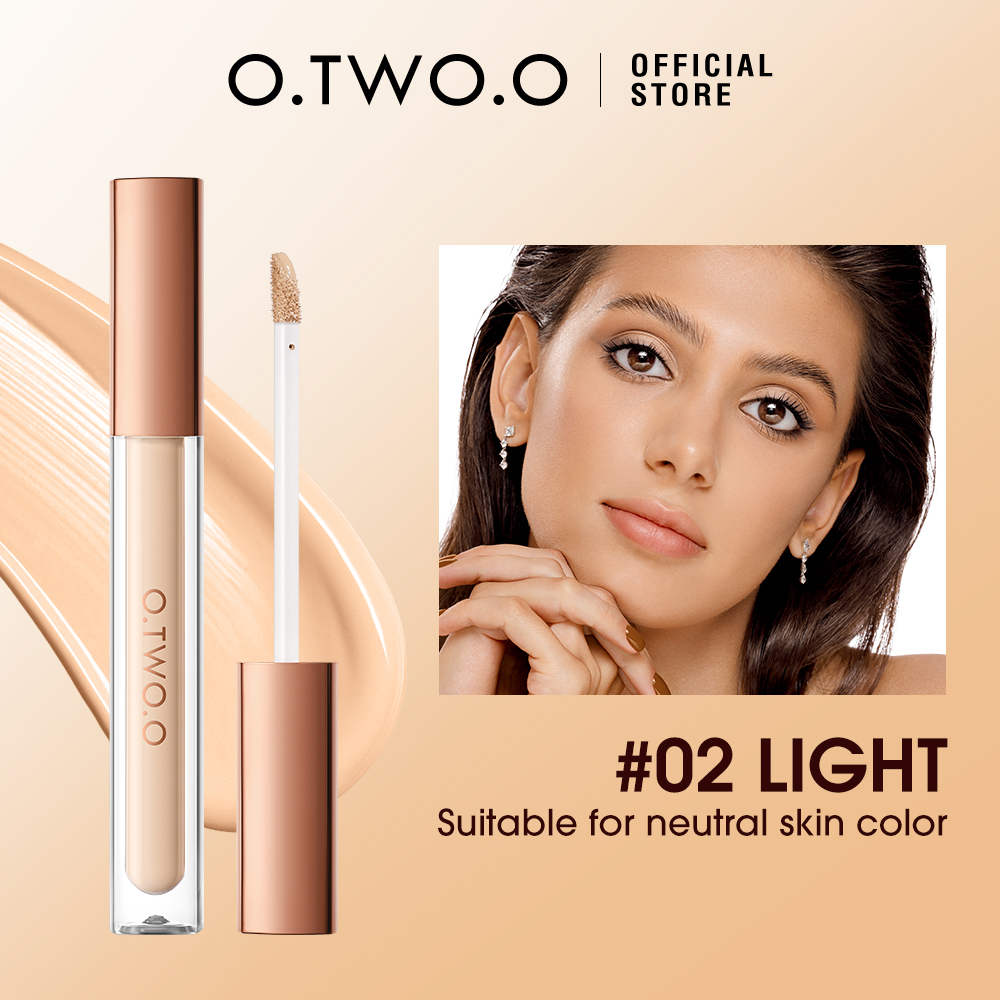O.TWO.O Makeup Liquid Concealer Face Foundation 4 Colors | Shopee ...