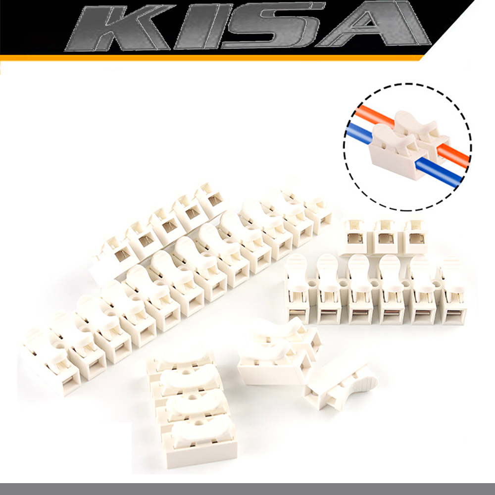 KISA CH2 CH3 Spring Wire Quick Connector Electrical Cable Clamp ...