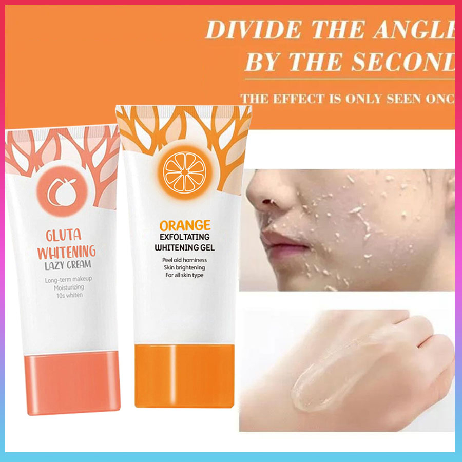 Natürliches Orange Peeling Gel – Tiefenreinigung Fürs Gesicht, Mit Fruchtextrakt, 1 Stück