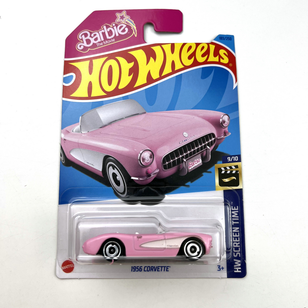 Hot Wheels Cars BARBIE EXTRA DREAM CAMPER 1956 CORVETTE 1/64 Metal Die