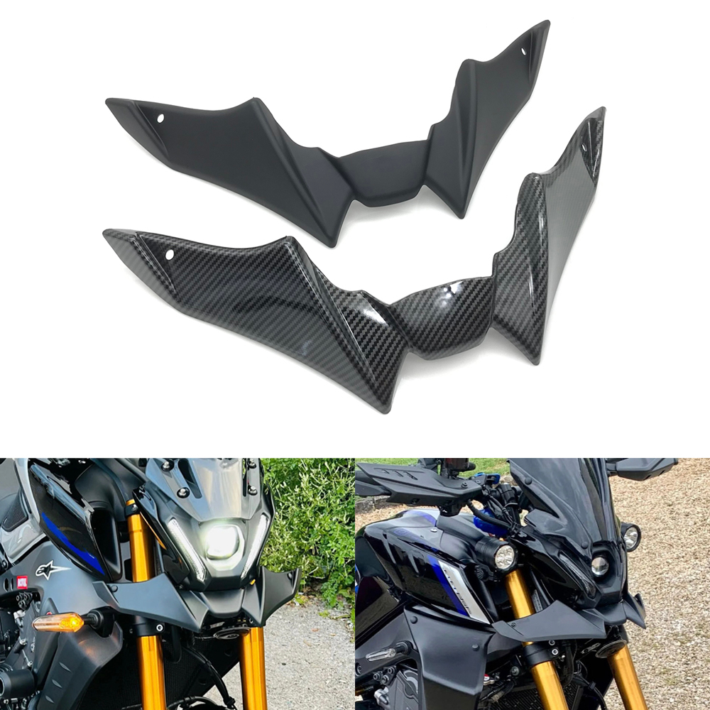 Motorcycle Front Aerodynamic Fairing Winglets Wing Cover Trim ...