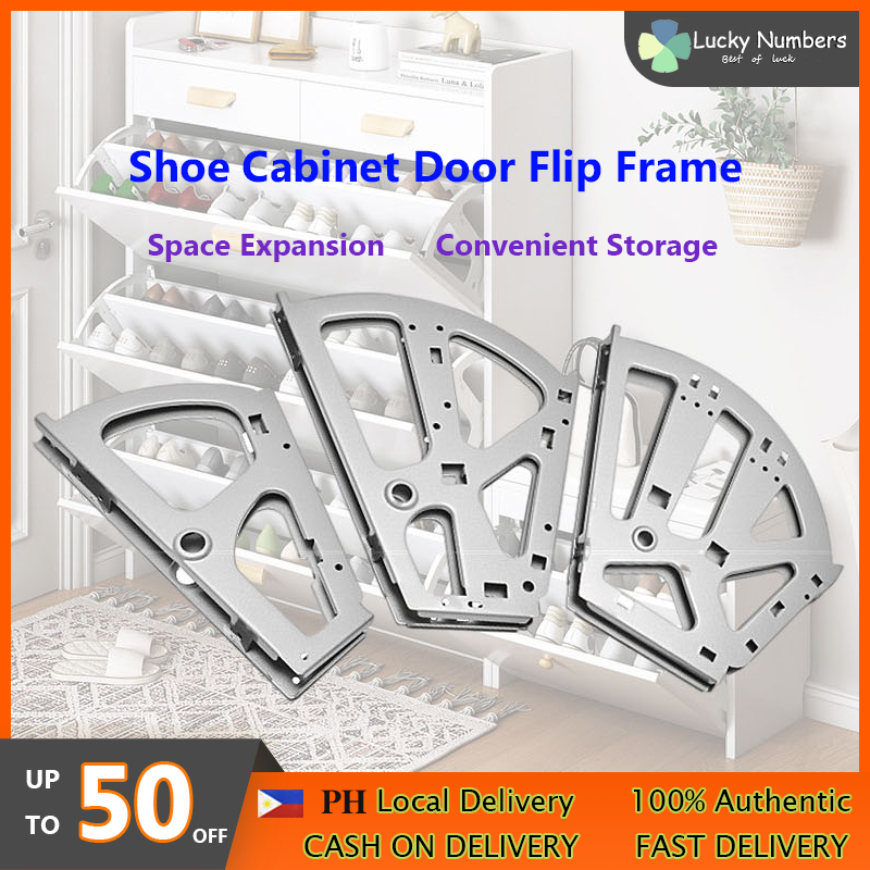 1 Pair Shoe Flip Frame Metal bracket Shelf Shoes steel Shoe Rack Mechanism Hinge steel