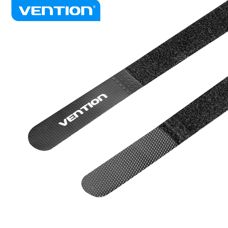 Vention 120180mmTearable Velcro straps Cable Organizer Self Adhesive