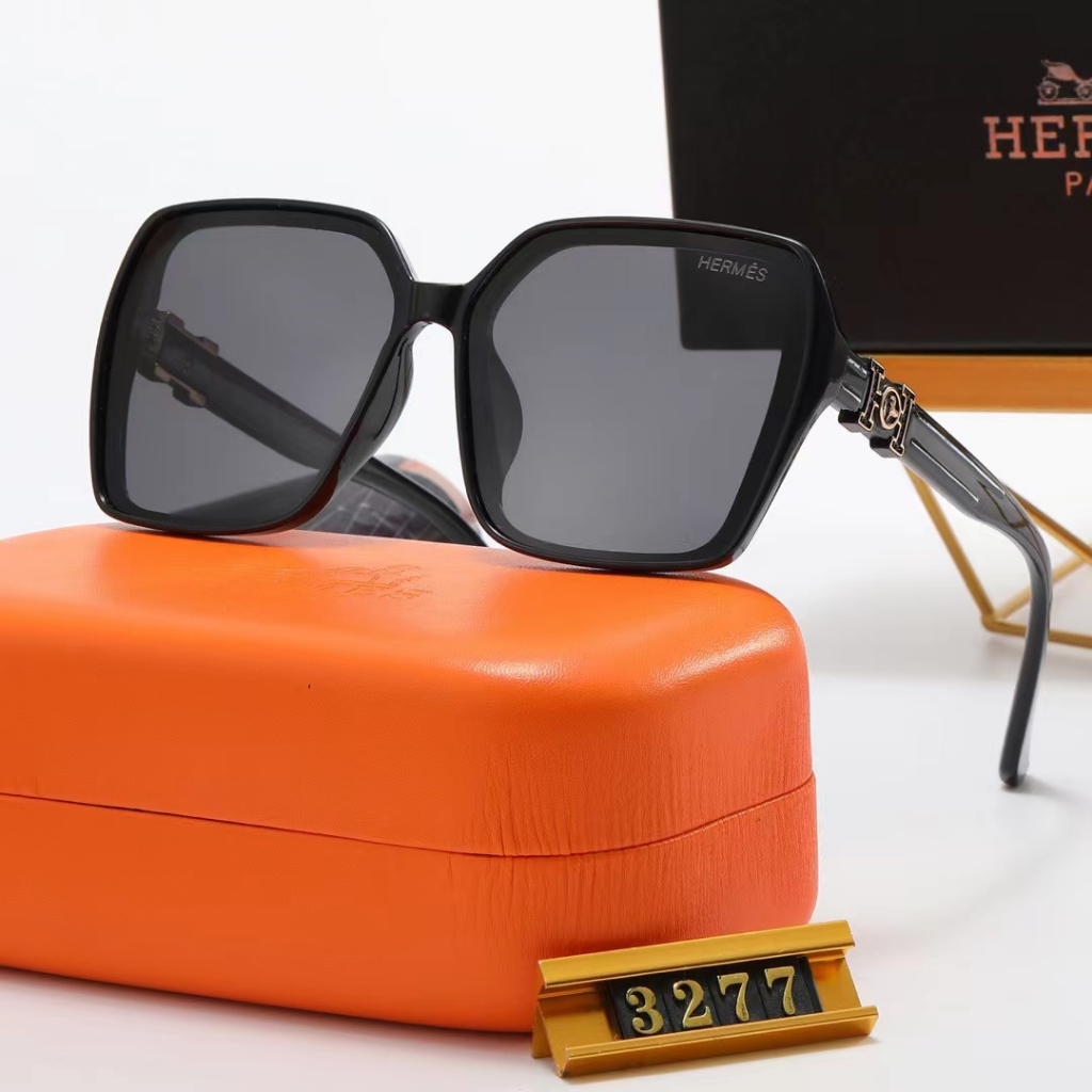 HERMES Fashion Classic design square Sunglasses For Men Women Luxury