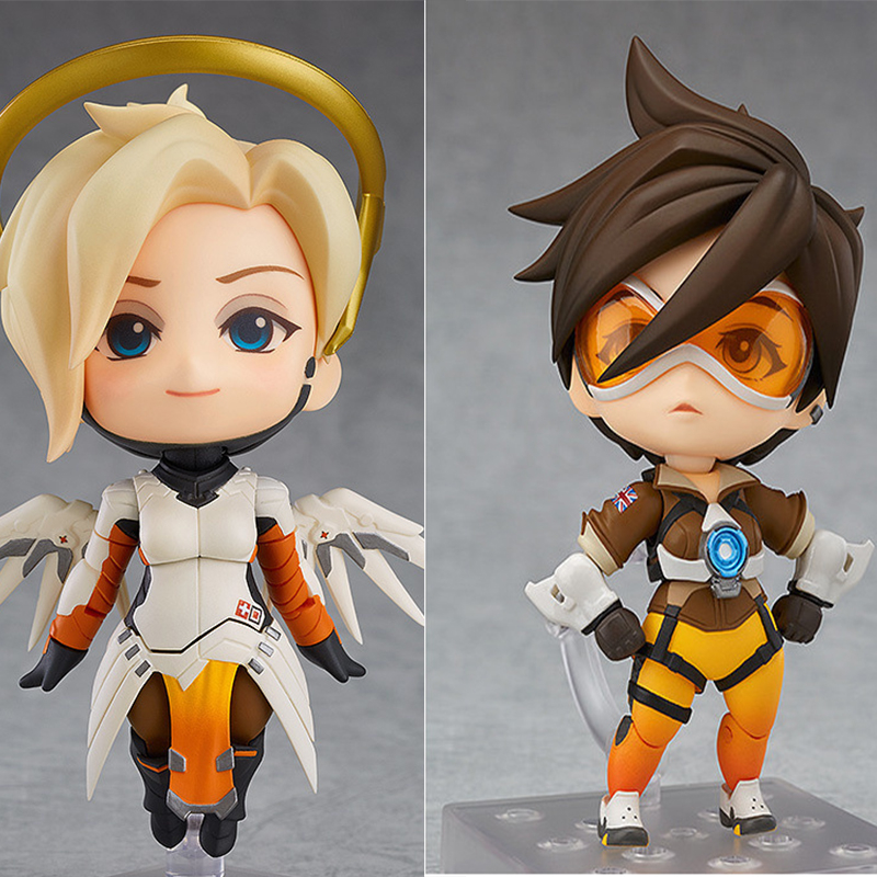 Q Version OW Nendoroid 790# Angela Ziegler(Mercy) 847#Ver. D.VA ...