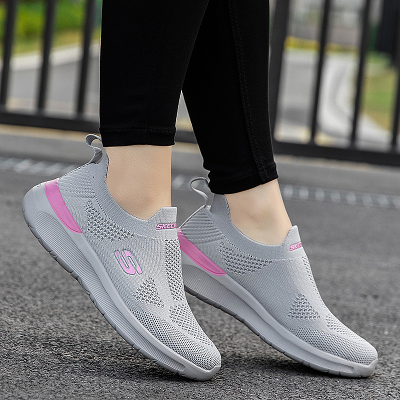 SIZE 36 40 Ladies New Slide On Sneakers Non Slip Casual Shoes Shopee Philippines