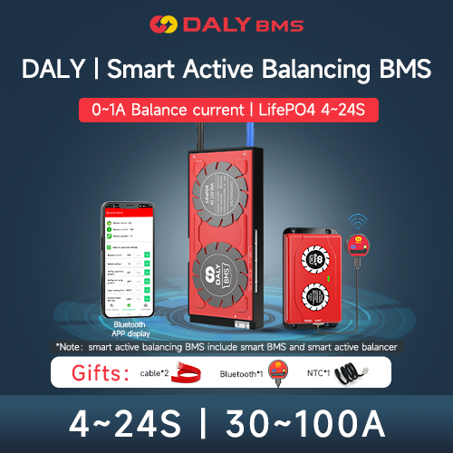 Daly Smart BMS With Bluetooth+ Smart Active Balancer With Bluetooth 1A ...