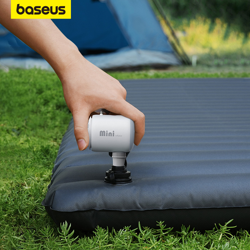 Baseus Portable Air Pump With Light For Swimming Ring Air Mattress Pool