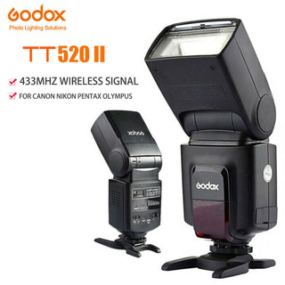 Godox TT520II Camera Flash HSS Wireless Speedlite for Canon/ Nikon ...