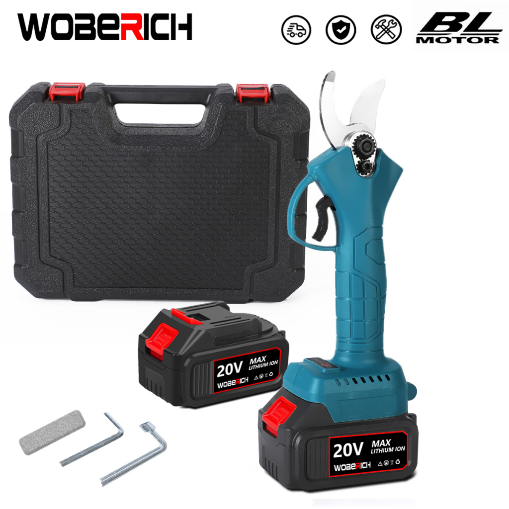 Brushless Electric Pruner Shear 4 Gear Rechargeable Cordless Fruit Tree