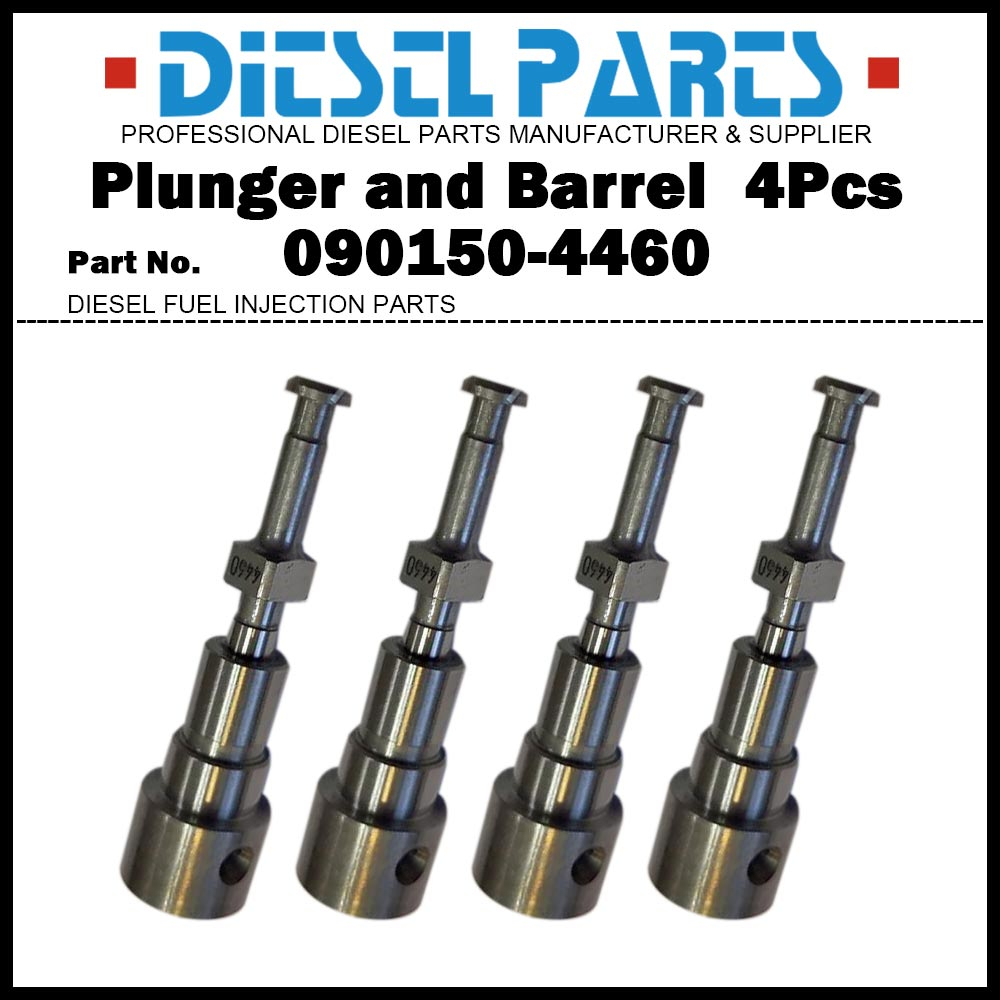 4Pcs Plunger 4460 Plunger and Barrel Assembly 090150-4460 16475-51050 ...